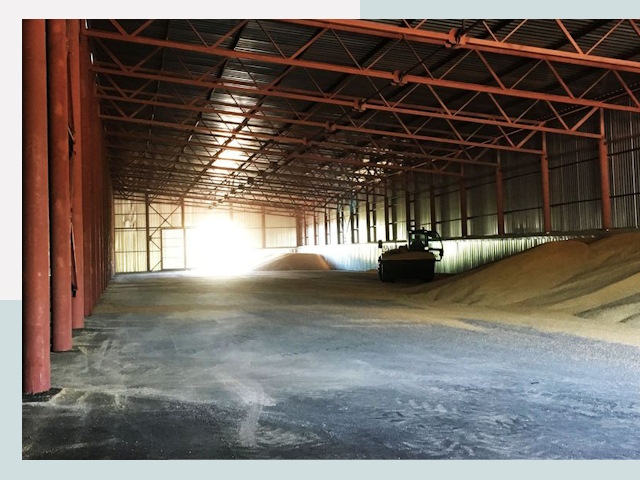 Строительство зернохранилищ в Шебекино