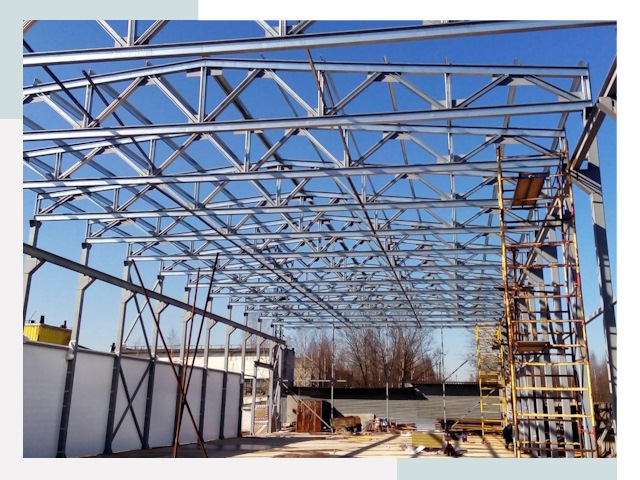 Строительство цехов в Шебекино от 611 руб. под ключ