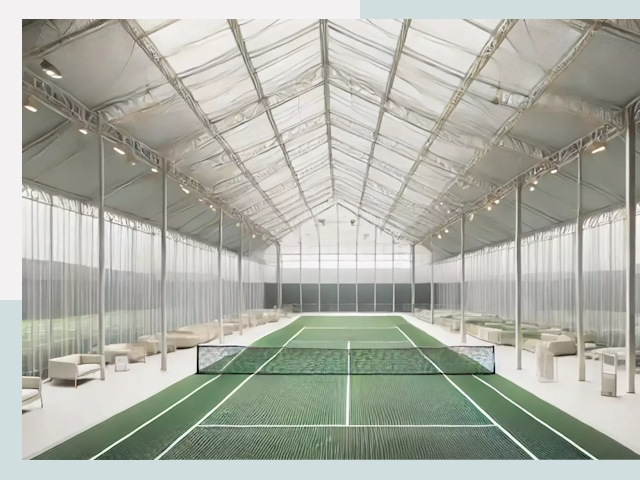 Строительство теннисных кортов в Шебекино