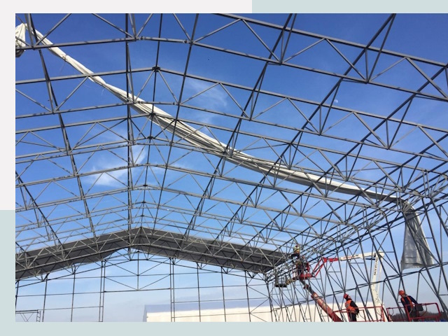 Шатровые ангары от 611 руб. в Шебекино и Белгородской области