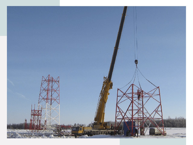 Монтаж вышек связи в Шебекино