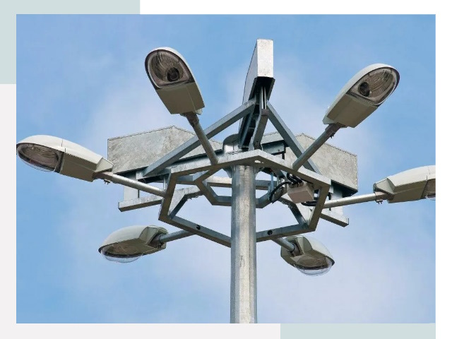 Монтаж осветительных мачт в Шебекино