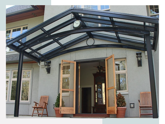 Козырьки металлические в Шебекино