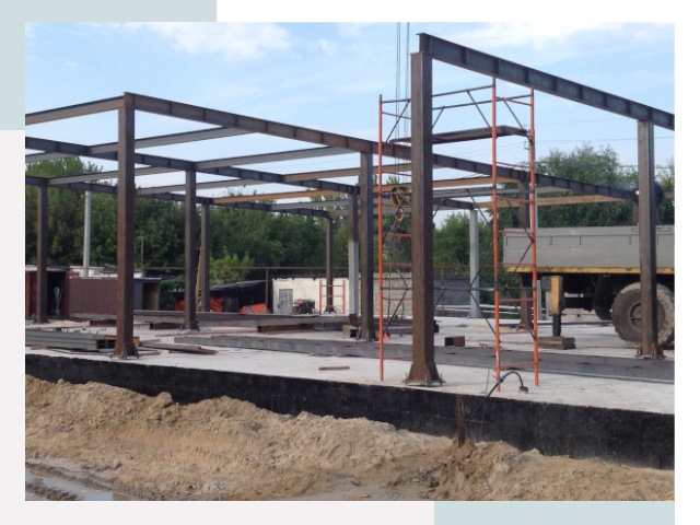 Фундамент для ангаров в Шебекино