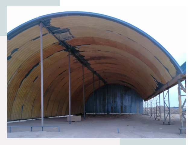 Реконструкция ангаров в Шебекино