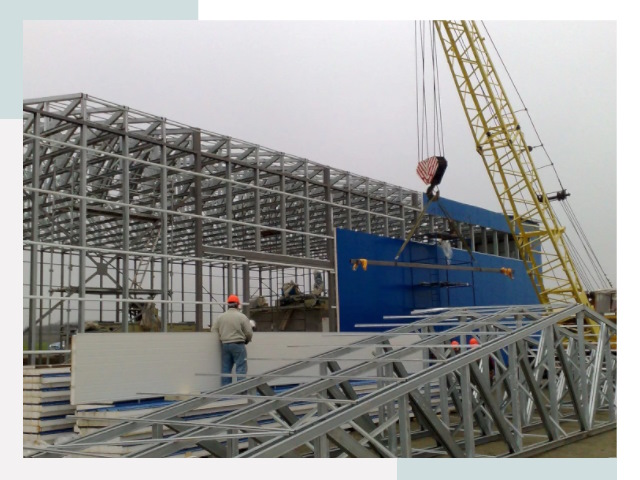 Монтаж ангаров в Шебекино