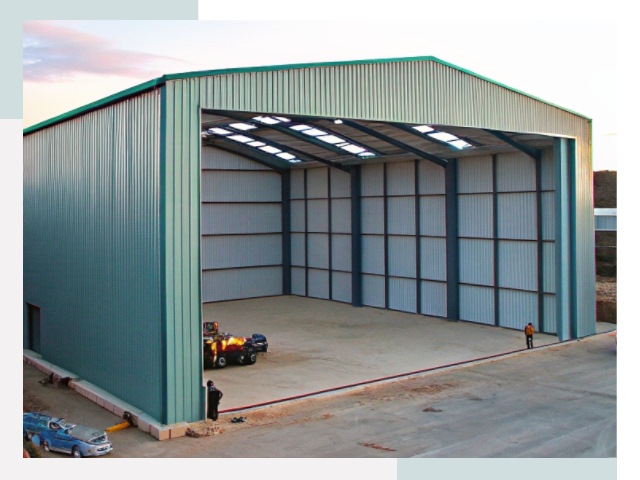 Строительство ангаров в Шебекино